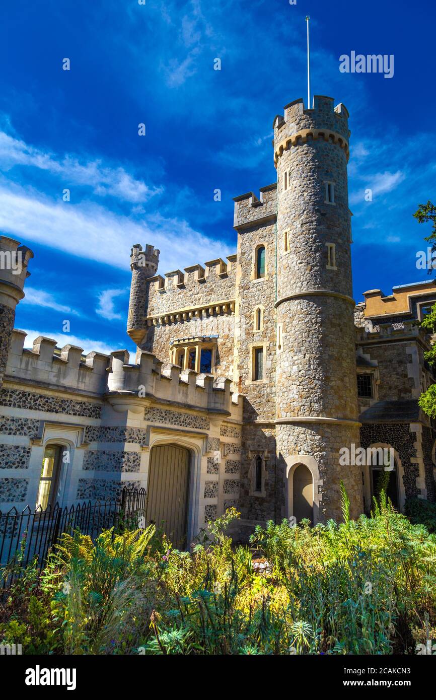 Außenansicht von Whitstable Castle, Whitstable, Kent, Großbritannien Stockfoto