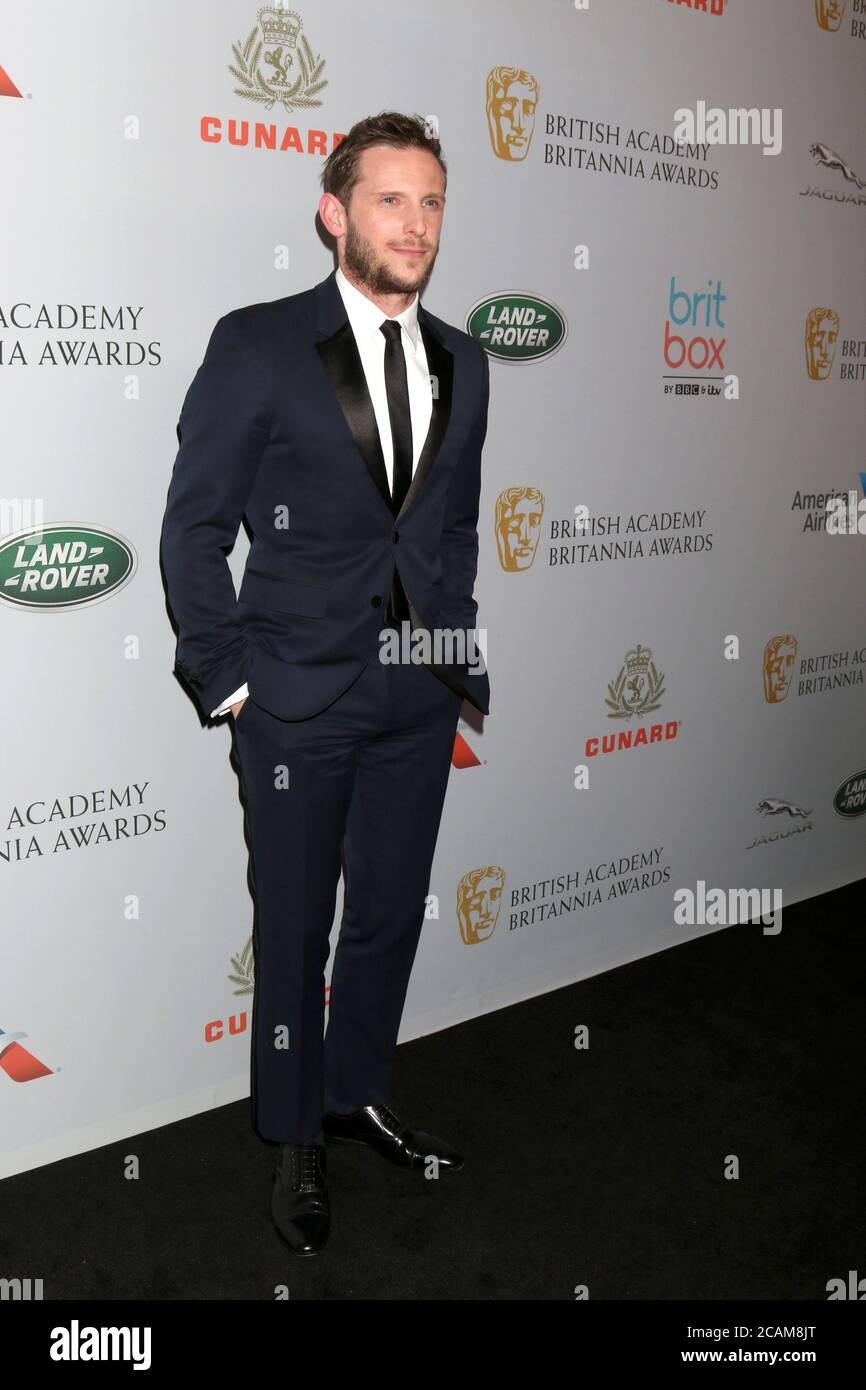 LOS ANGELES - Okt 25: Jamie Bell bei den British Academy Britannia Awards 2019 im Beverly Hilton Hotel am 25. Oktober 2019 in Beverly Hills, CA Stockfoto