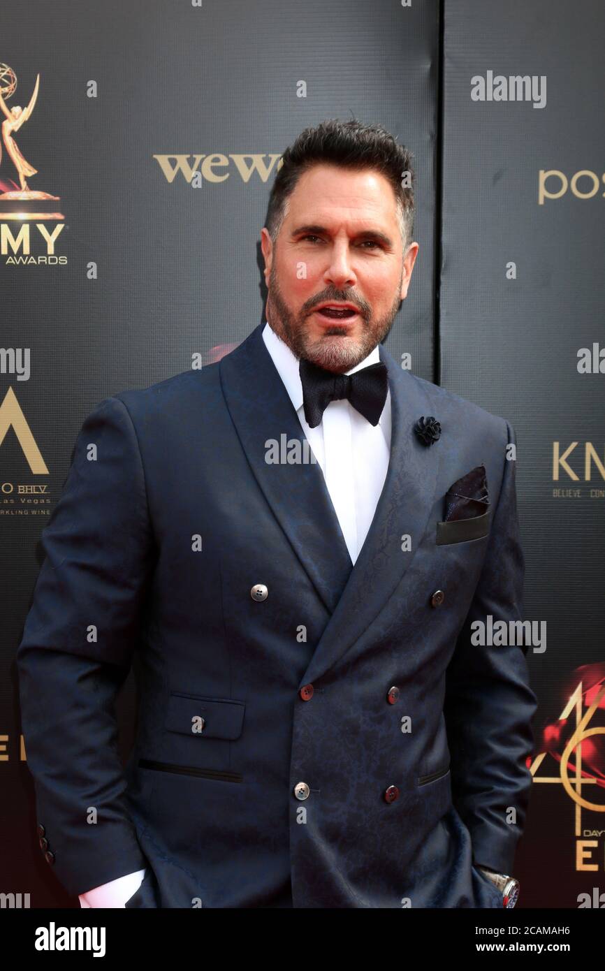 LOS ANGELES - 5. MAI: Don Diamont bei den Daytime Emmy Awards 2019 im Pasadena Convention Center am 5. Mai 2019 in Pasadena, CA Stockfoto