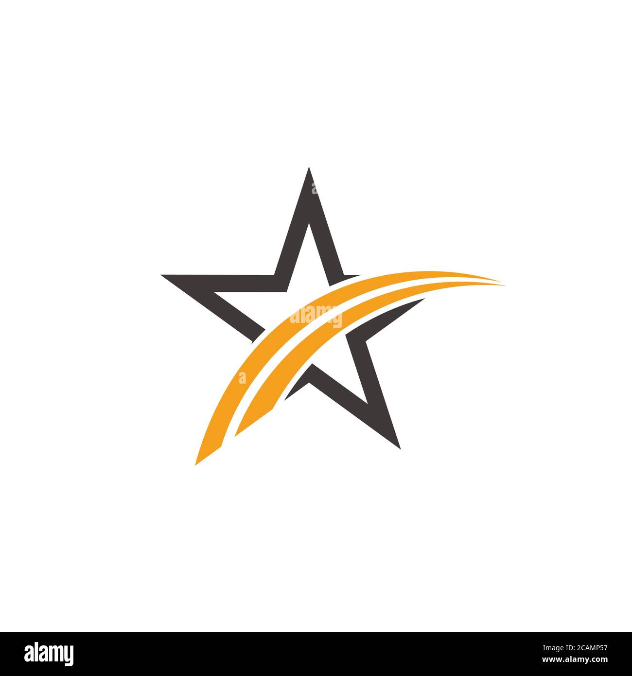 vektor der Sterne Bewegung geometrische bunte Design passen für beste Produkt-Logo Stock Vektor