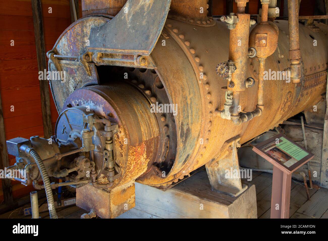 Sumpter Valley Dredge, Sumpter Valley Dredge State Heritage Area, Oregon Stockfoto