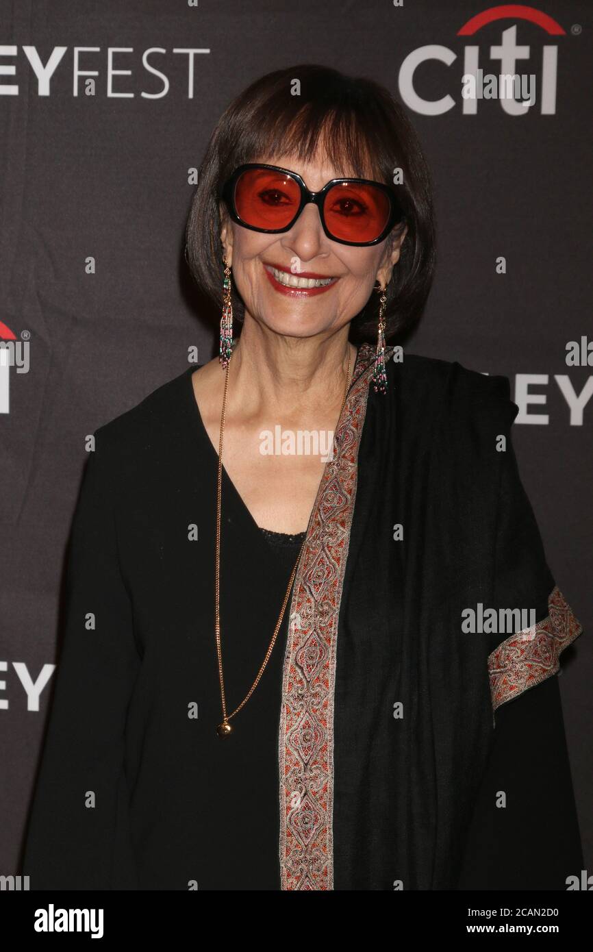 LOS ANGELES - SEP 10: Madhur Jaffrey bei den 2018 PaleyFest Fall TV Previews - NBC im Paley Center for Media am 10. September 2018 in Beverly Hills, CA Stockfoto