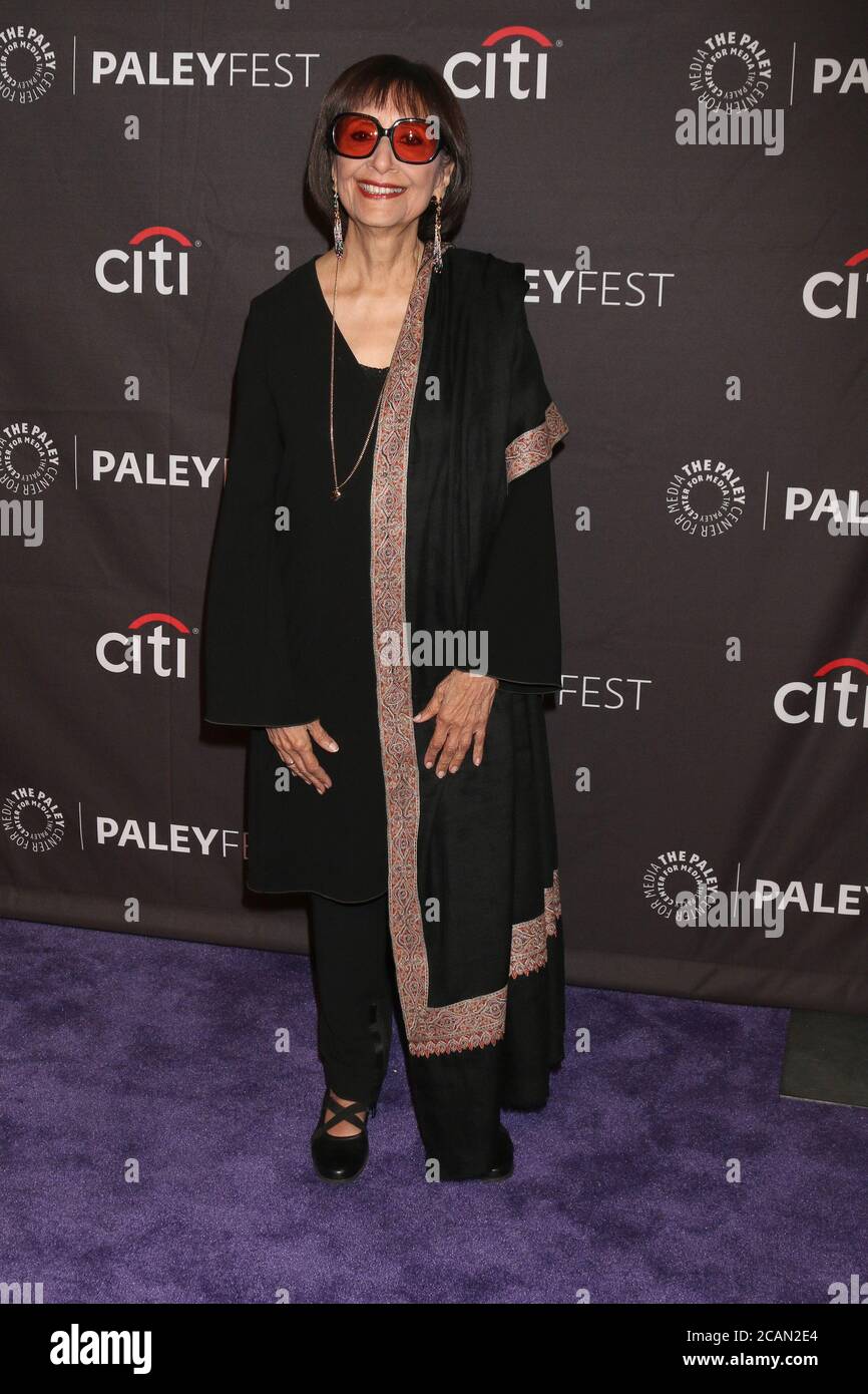 LOS ANGELES - SEP 10: Madhur Jaffrey bei den 2018 PaleyFest Fall TV Previews - NBC im Paley Center for Media am 10. September 2018 in Beverly Hills, CA Stockfoto