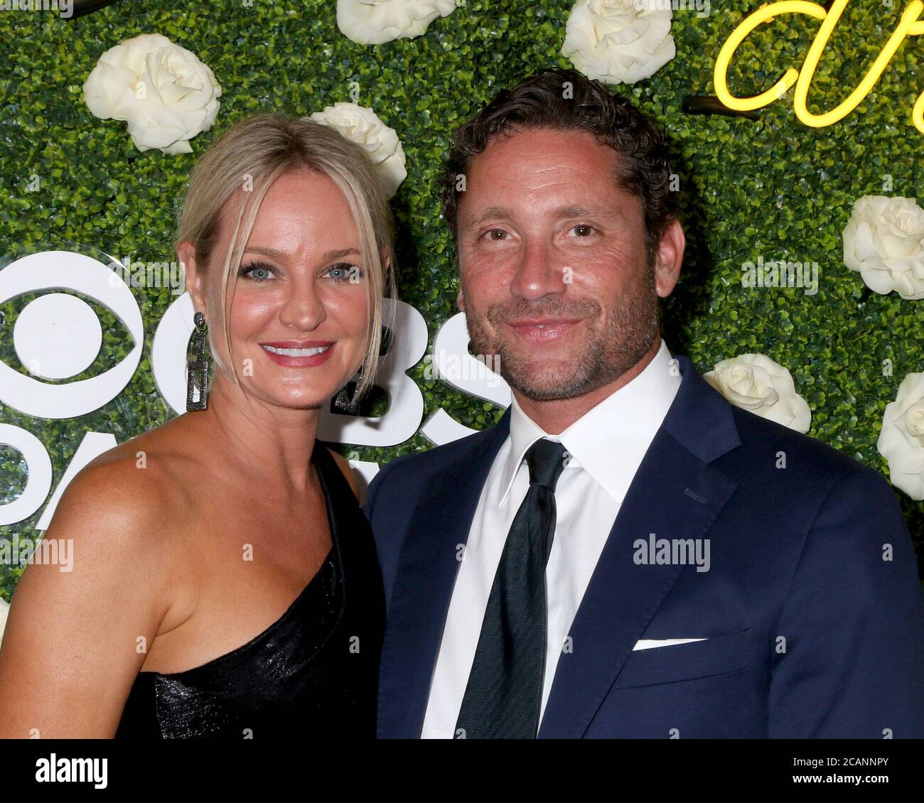 LOS ANGELES - APR 29: Sharon Case, Freund bei der CBS Daytime Emmy After Party im Pasadena Convention Center am 29. April 2018 in Pasadena, CA Stockfoto