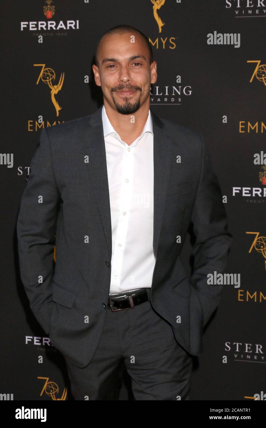 LOS ANGELES - AUG 22: Bryton James beim Daytime Peer Group ATAS Empfang in der Television Academy am 22. August 2018 in North Hollywood, CA Stockfoto