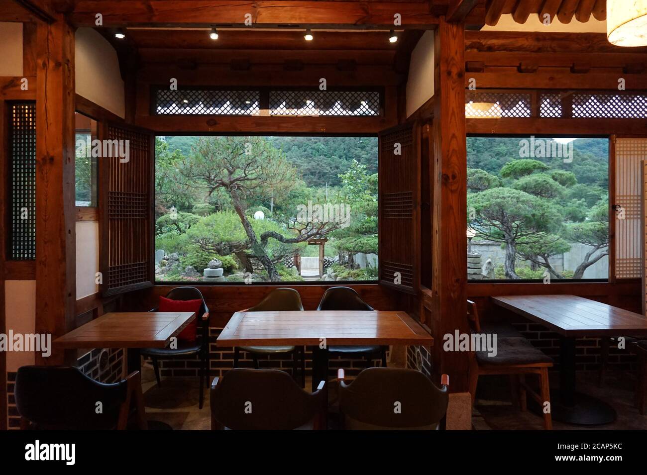 Restaurant im koreanischen Stil Stockfoto