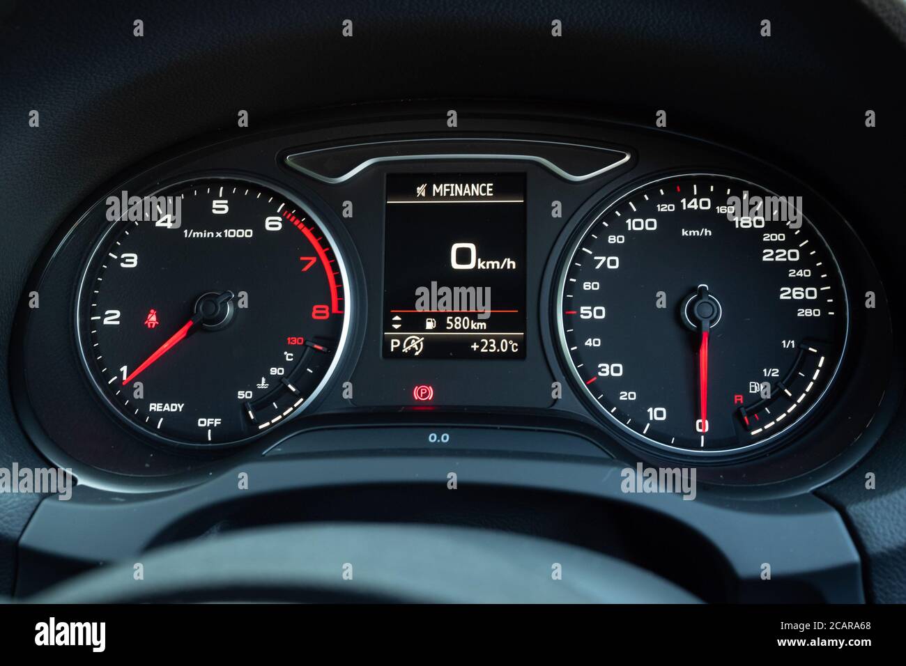 Hongkong, China 19. Dez 2019 : Audi A3 Sportback 2019 Dashboard 19 2019. Dez in Hongkong. Stockfoto