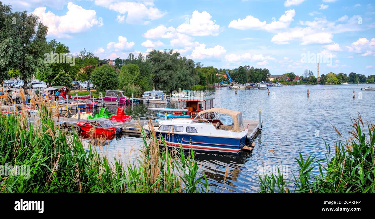 Idylle pur in Werder an der Havel, Potsdam Stockfotografie Alamy