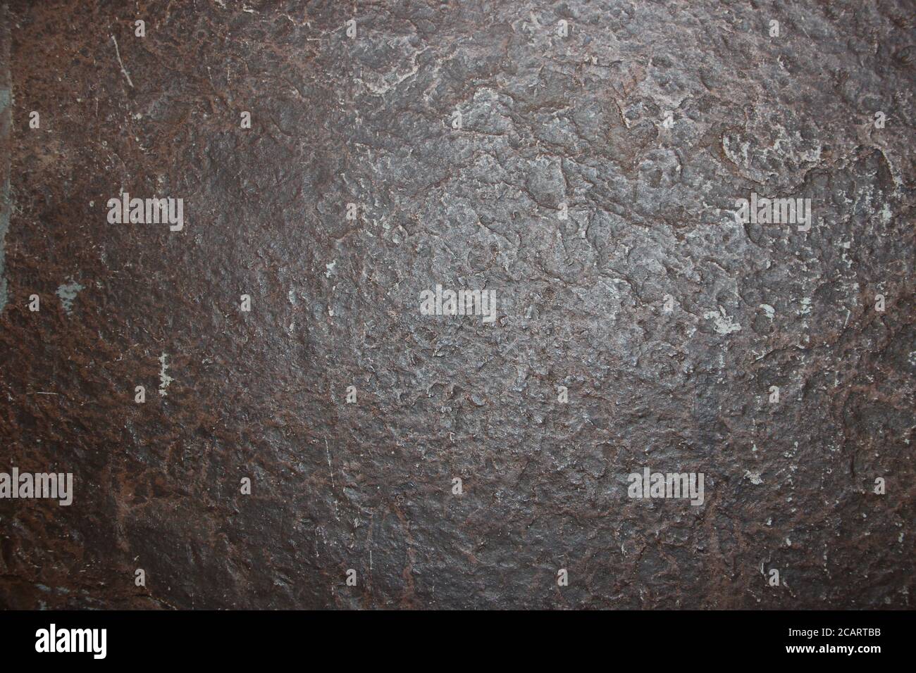 Details von braun grau Naturstein Textur, Nahaufnahme Hintergrund Stockfoto