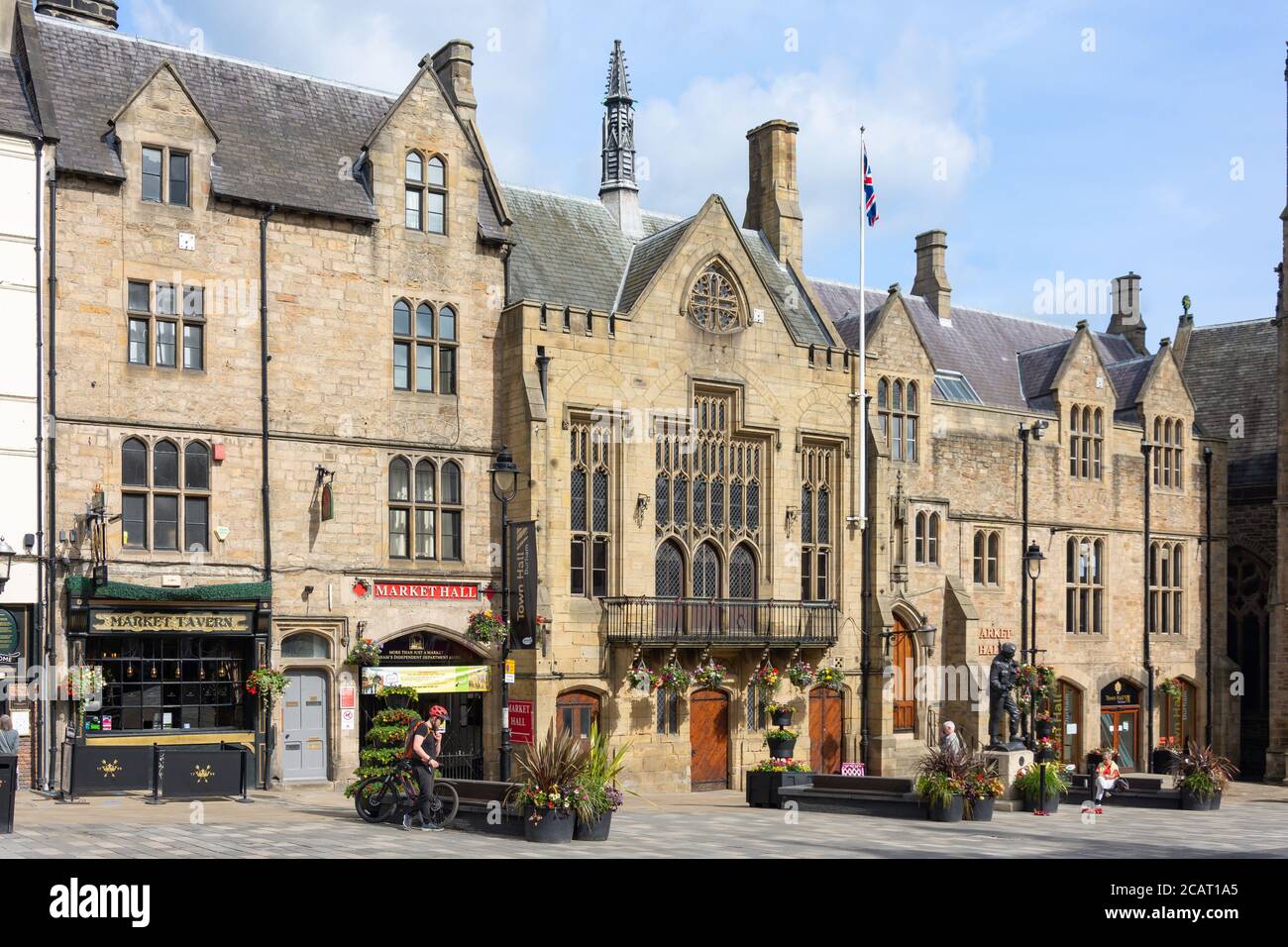 Markthalle, Marktplatz, Durham, County Durham, England, Großbritannien Stockfoto