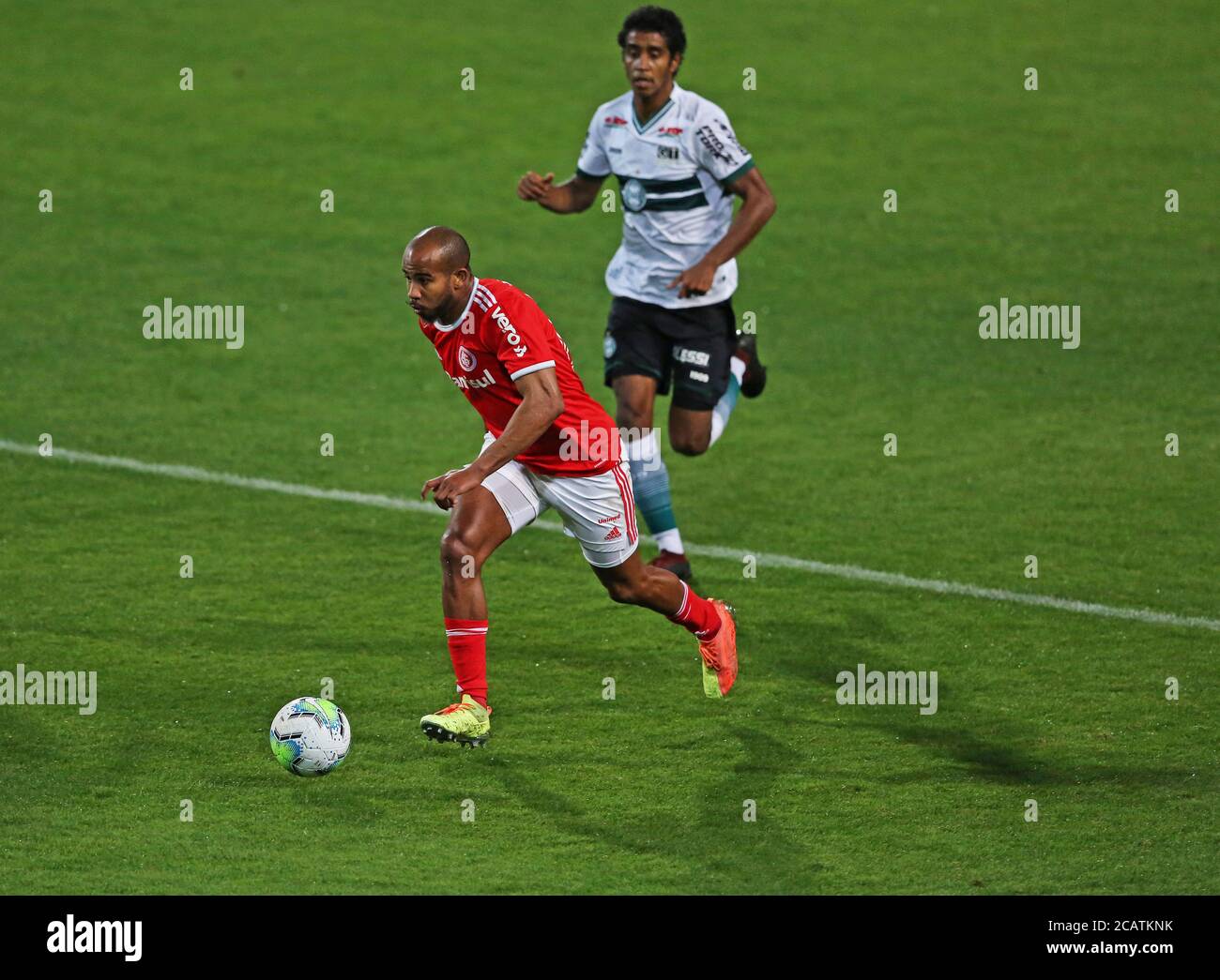 8. August 2020; Couto Pereira Stadium, Curitiba, Parana, Brasilien; Brasilianische Serie A, Coritiba versus Internacional; Patrick von Internacional Stockfoto