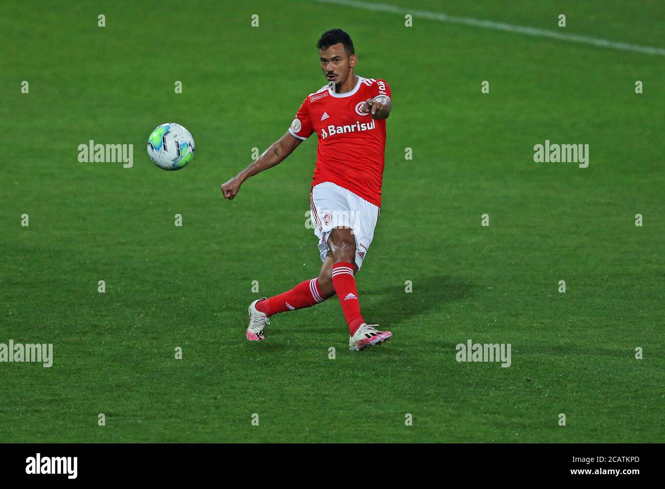 8. August 2020; Couto Pereira Stadium, Curitiba, Parana, Brasilien; Brasilianische Serie A, Coritiba gegen Internacional; Rodrigo Lindoso von Internacional Stockfoto