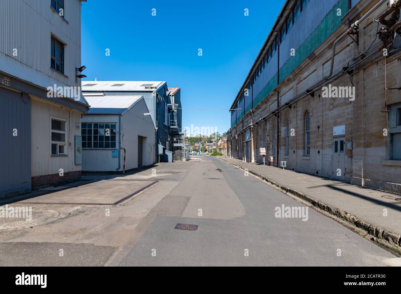 Kakadu Island während der Sydney Biennale landet nach dem Lockdown auf Ein sonniger Winternachmittag Stockfoto