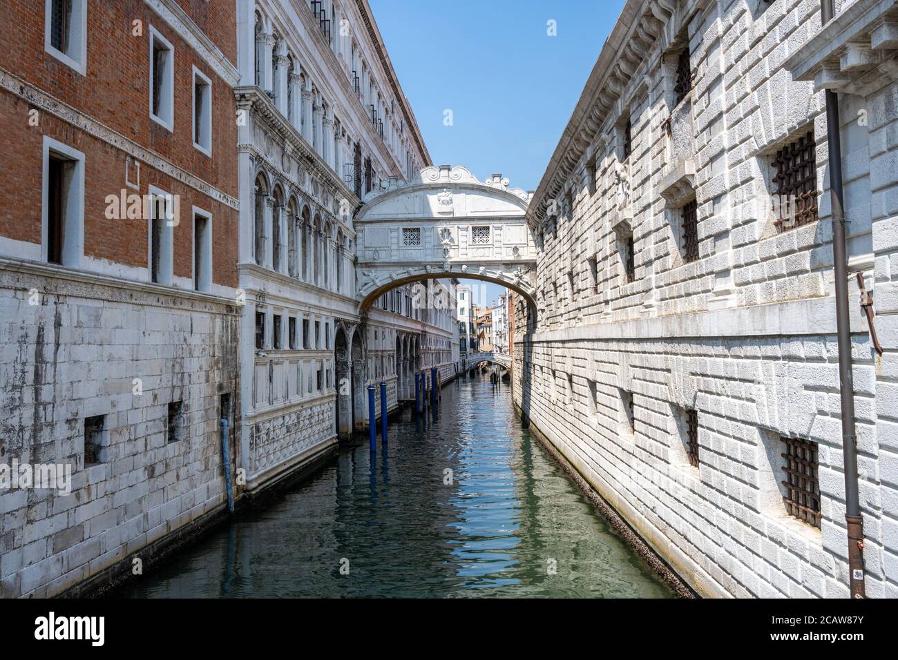 Die berühmte Seufzerbrücke in Venedig, Italien Stockfoto