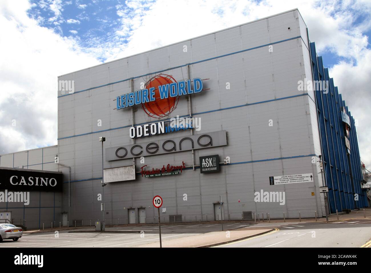 Leisure World vorübergehend geschlossen, The Bar Quarter, Southampton, England, Großbritannien, August 2020 Stockfoto