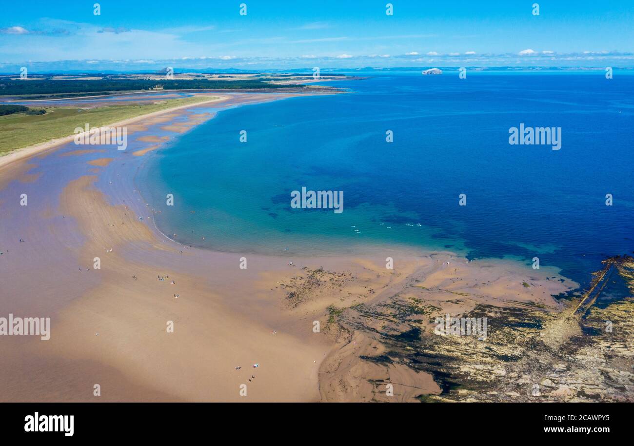 Belhaven Beach, Belhaven Bay, Dunbar, East Lothian, Schottland. Stockfoto