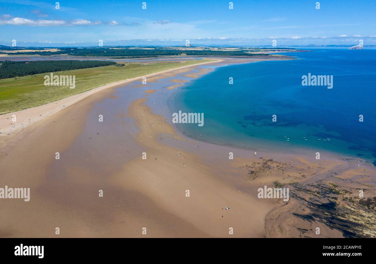 Belhaven Beach, Belhaven Bay, Dunbar, East Lothian, Schottland. Stockfoto