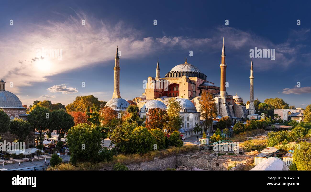 Die Hagia Sophia große Moschee von Istanbul, Türkei Stockfoto