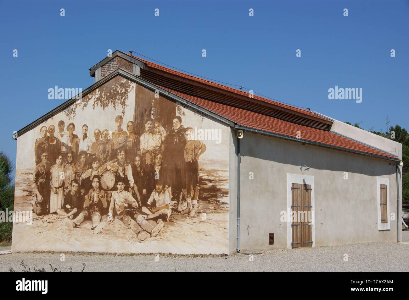 Alfred Nobels Dynamitfabrik war einst eine „kleine Münze de reve“ für die selbständige Gemeinde, die dort arbeitete, aber Schauplatz vieler Todesopfer bei Explosionen Stockfoto