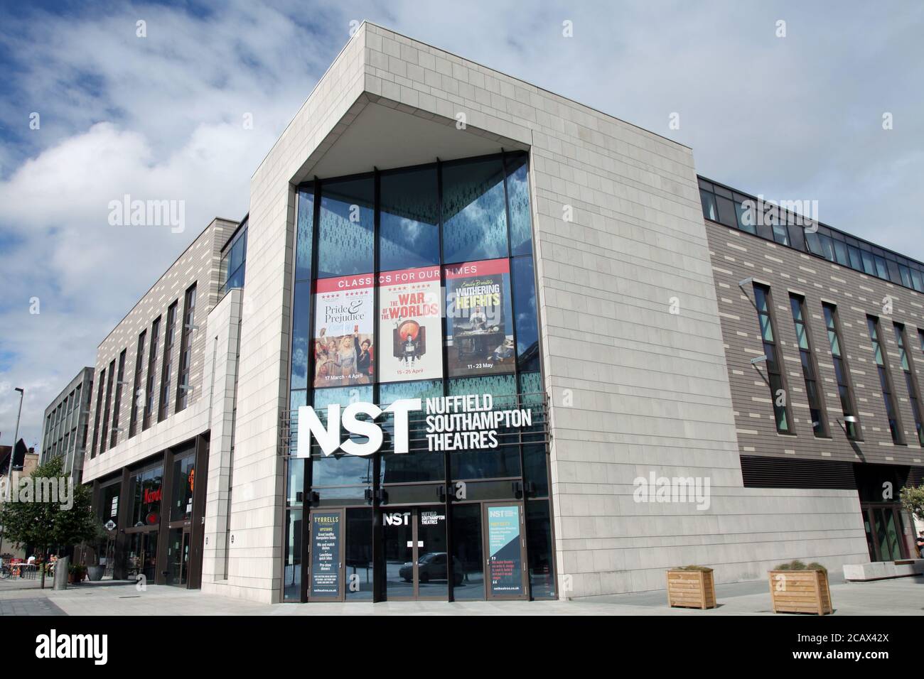 NST Nuffield Southampton Theatre, Above Bar Street, Southampton, England, Großbritannien, August 2020 Stockfoto