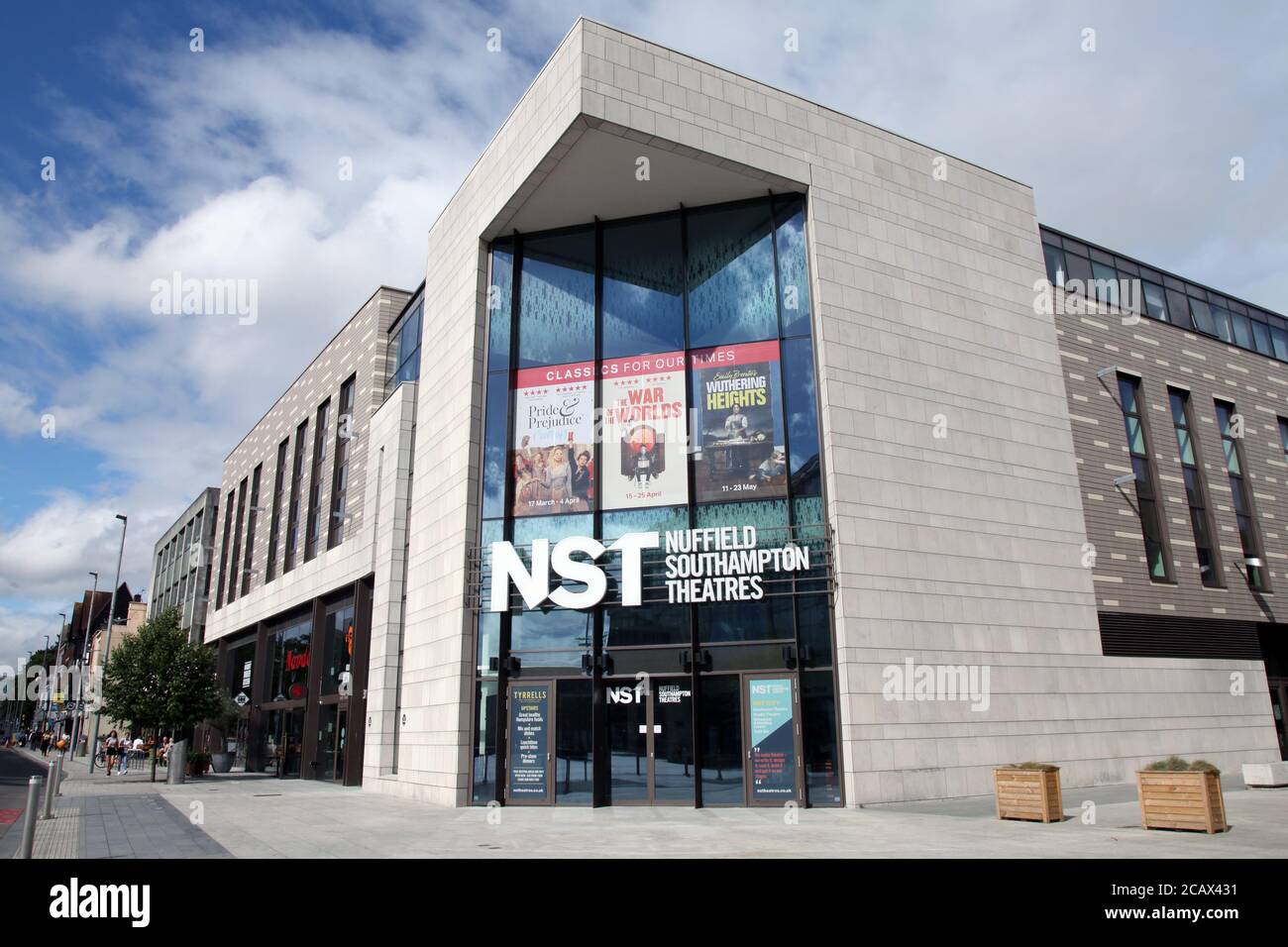 NST Nuffield Southampton Theatre, Above Bar Street, Southampton, England, Großbritannien, August 2020 Stockfoto