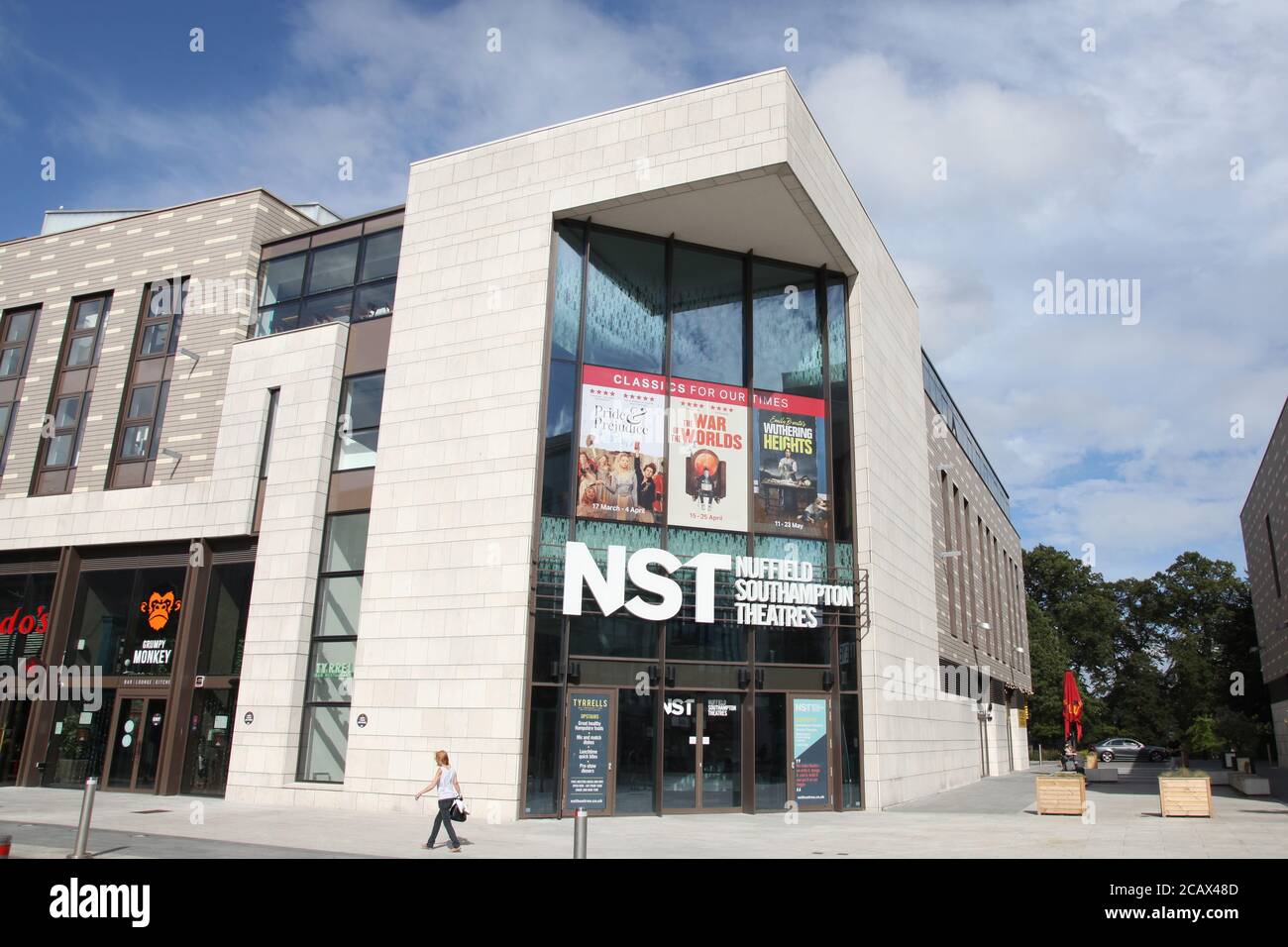 NST Nuffield Southampton Theatre, Above Bar Street, Southampton, England, Großbritannien, August 2020 Stockfoto