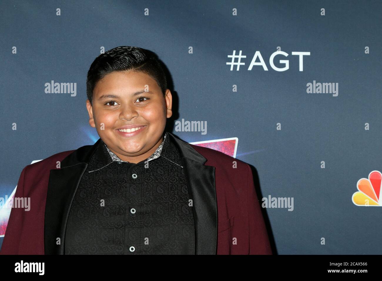 LOS ANGELES - SEP 10: Luke Islam bei der 'America's Got Talent' Saison 14 Live Show Red Carpet im Dolby Theater am 10. September 2019 in Los Angeles, CA Stockfoto