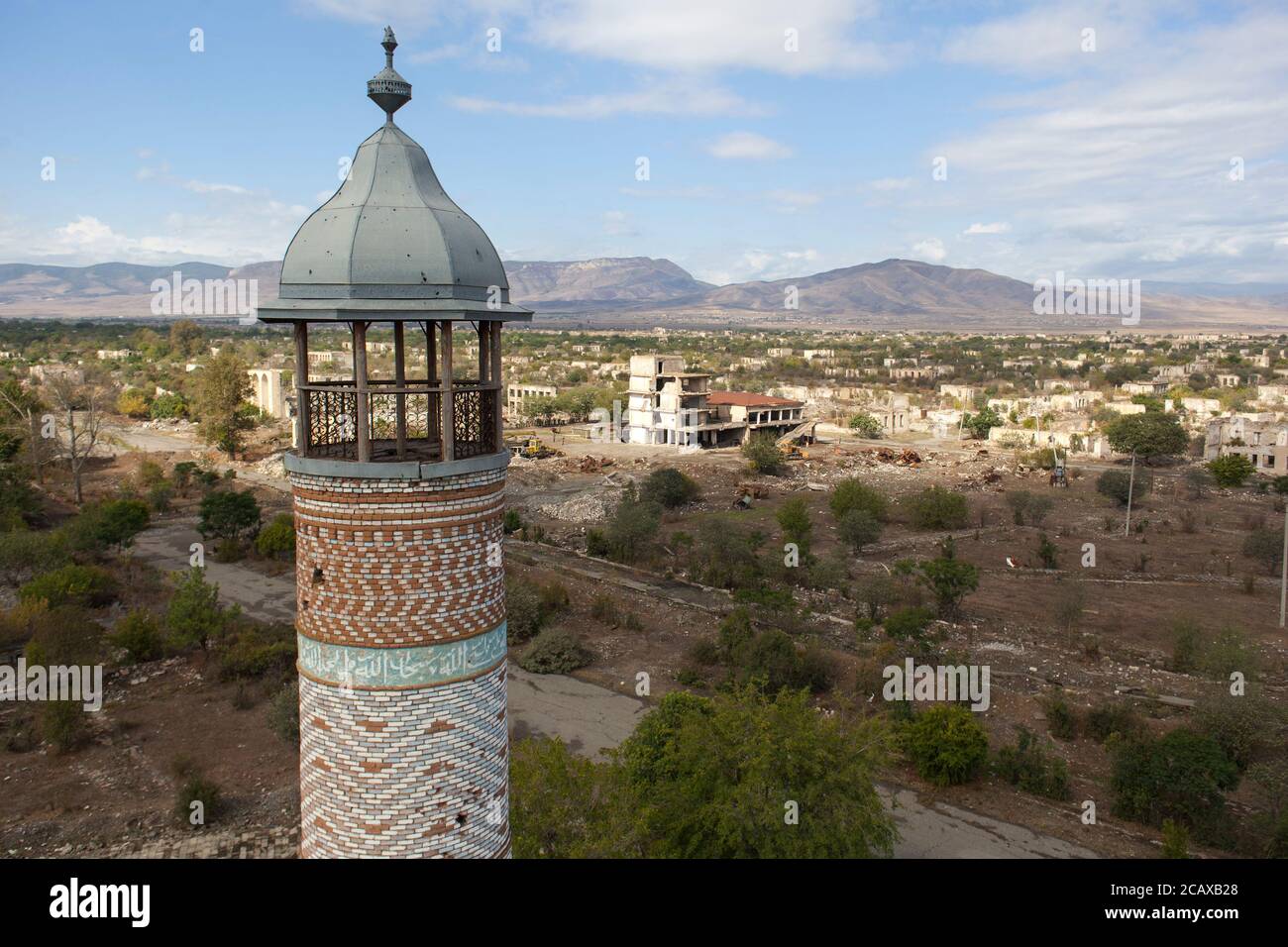 Moschee in Agdam, Berg-Karabach Stockfoto