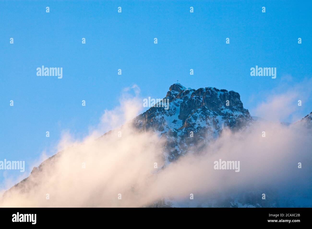 Geographie / Reisen, Deutschland, Bayern, Oberbayern, Bayern, Garmisch-Partenkirchen, Gipfel des Kr, Additional-Rights-Clearance-Info-Not-available Stockfoto