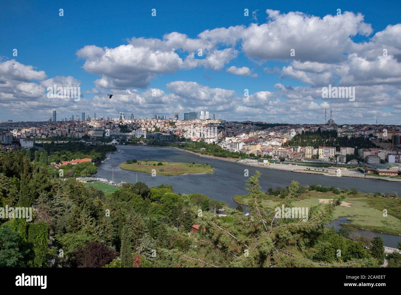 Das Goldene Horn in Istanbul, Türkei Stockfoto
