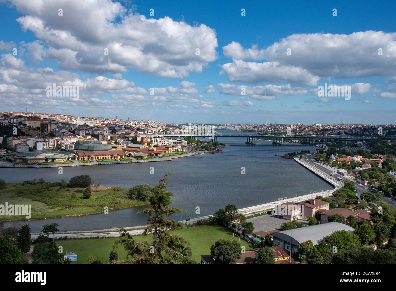 Das Goldene Horn in Istanbul, Türkei Stockfoto