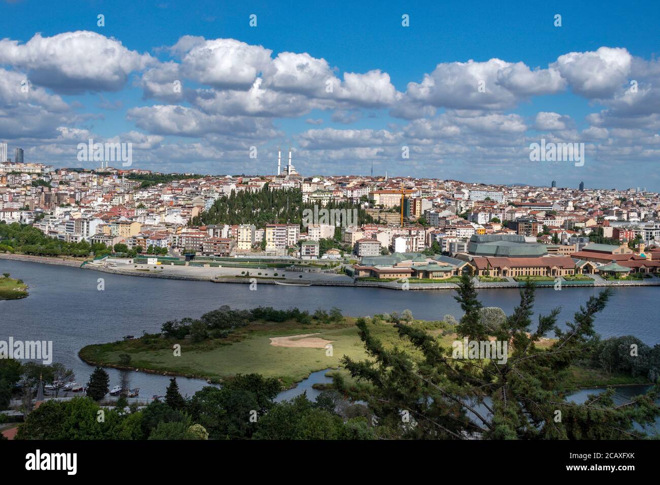 Das Goldene Horn in Istanbul, Türkei Stockfoto