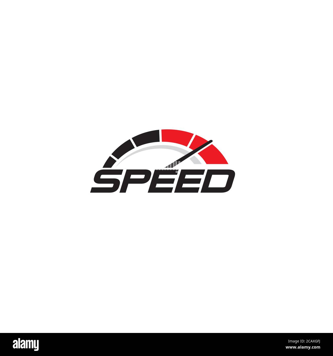 Speed-Logo oder Kombinationsmarkierung Stock Vektor