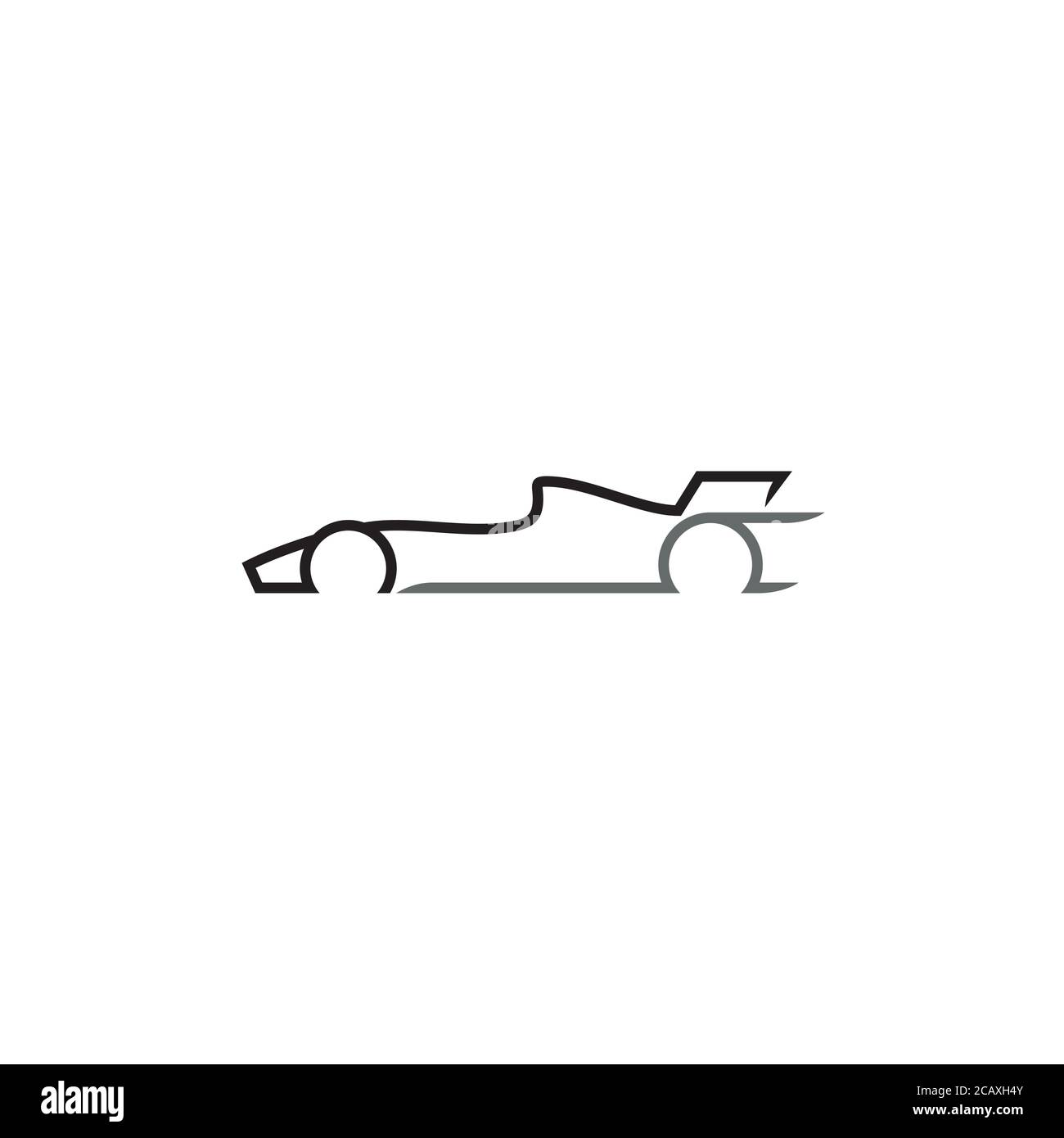 Race Car Logo / Icon Design Stock Vektor