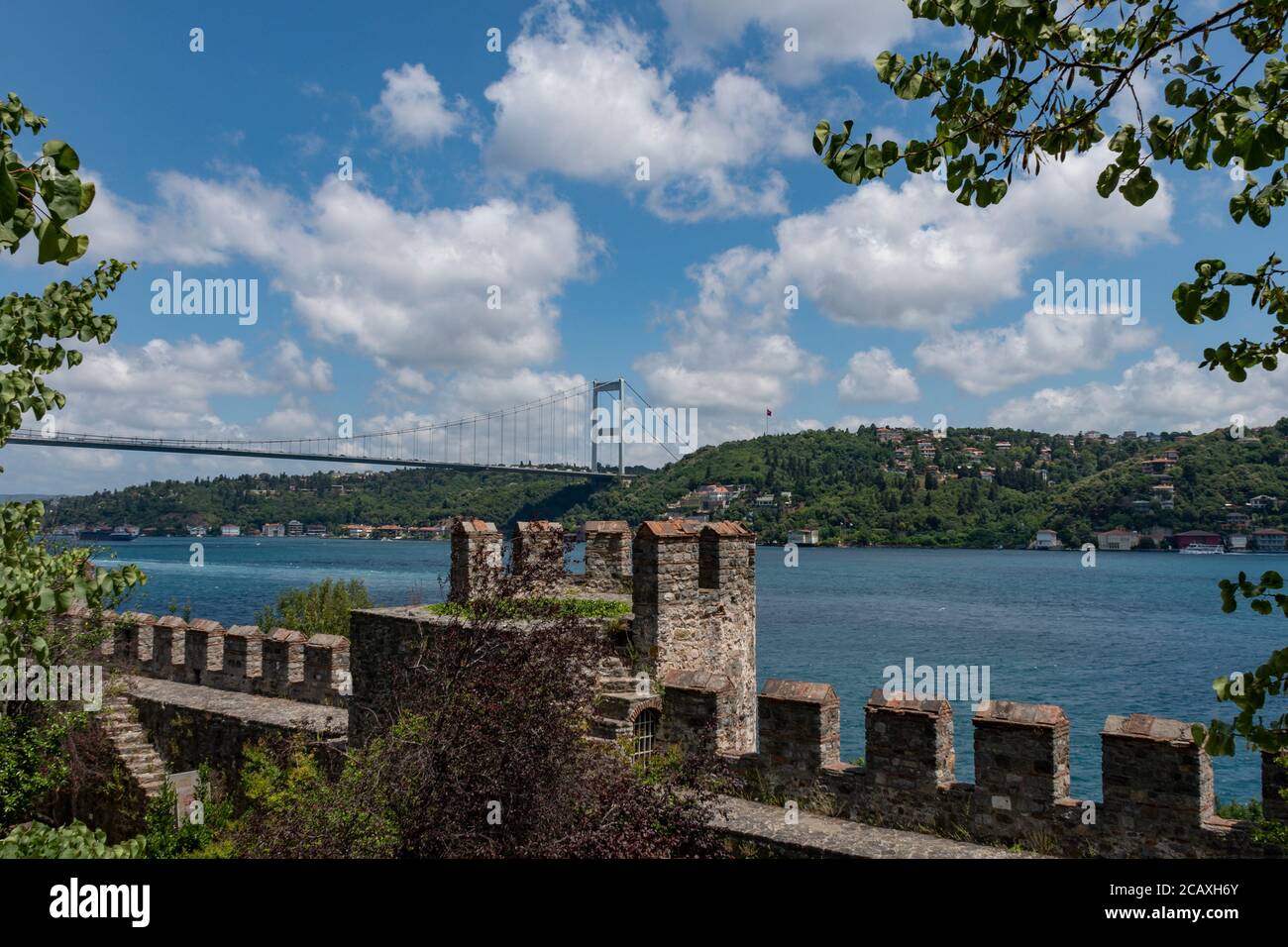 Die Festung Rumeli im Stadtteil Sariyer in Istanbul, Türkei Stockfoto