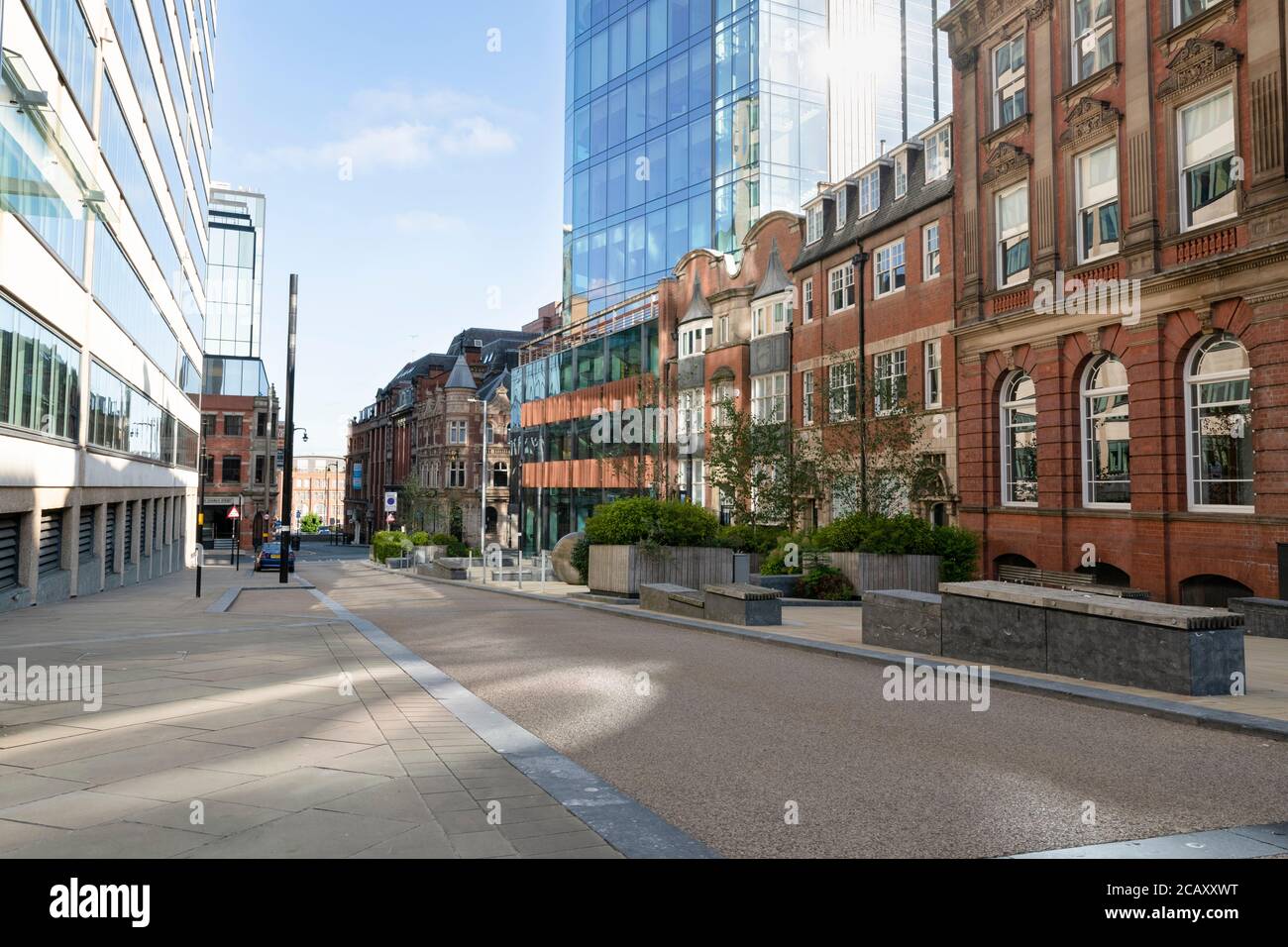 Church Street in Birmingham, Großbritannien Stockfoto