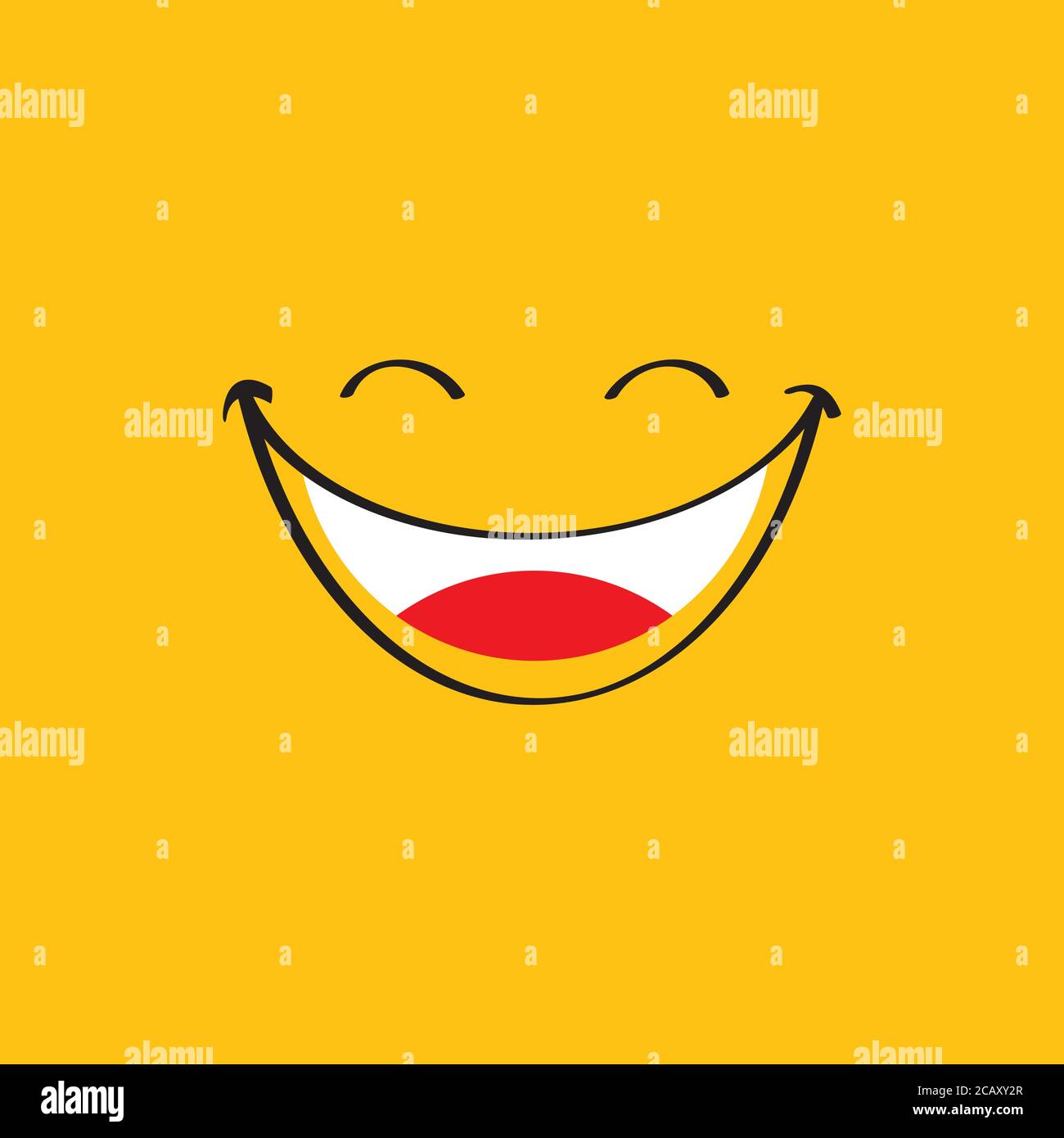 Smile Emotion Icon Vektor Illustration Design Vorlage Stock Vektor