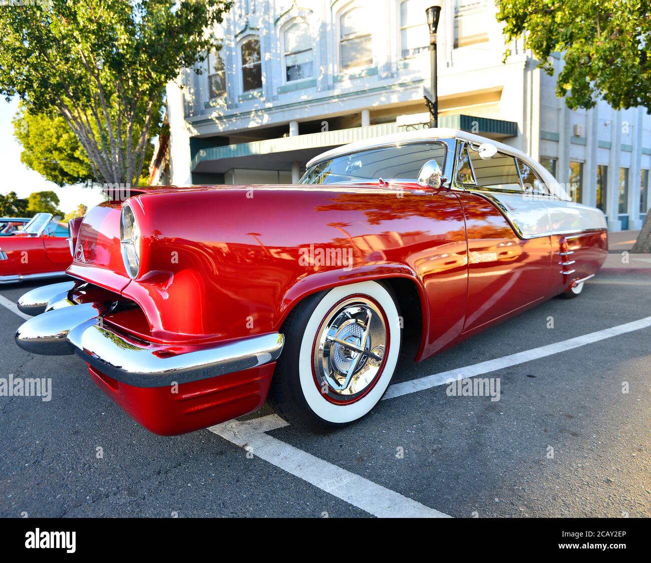 Custom car, Sommer Auto Show in Old Town Pittsburg California, USA Stockfoto