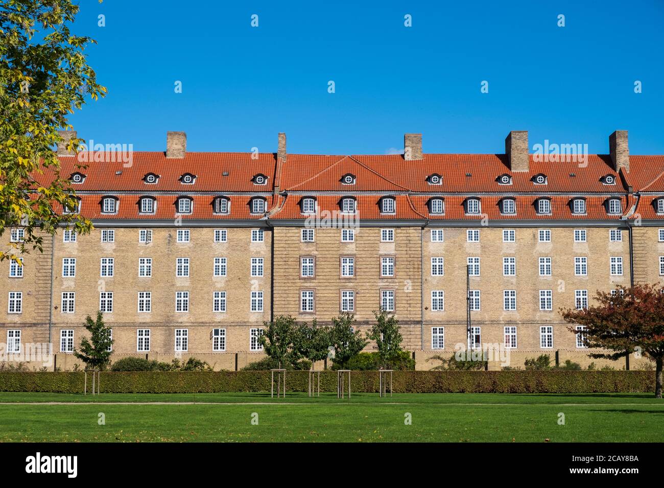Lokale Architektur aus Kings Garden Park, Kopenhagen, Dänemark Stockfoto
