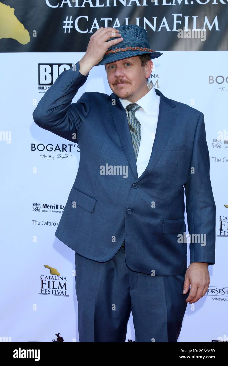 LOS ANGELES - SEP 27: Mark Hedges beim Catalina Film Festival 2019 - Freitag in der Catalina Bay am 27. September 2019 in Avalon, CA Stockfoto