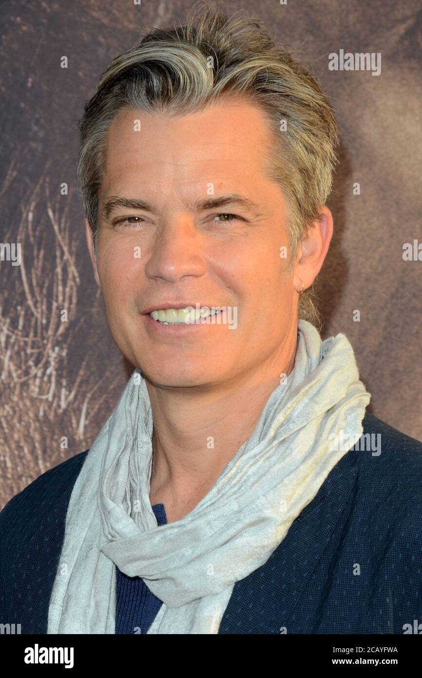 LOS ANGELES - MAI 14: Timothy Olyphant bei der 'Deadwood' HBO Premiere im ArcLight Hollywood am 14. Mai 2019 in Los Angeles, CA Stockfoto