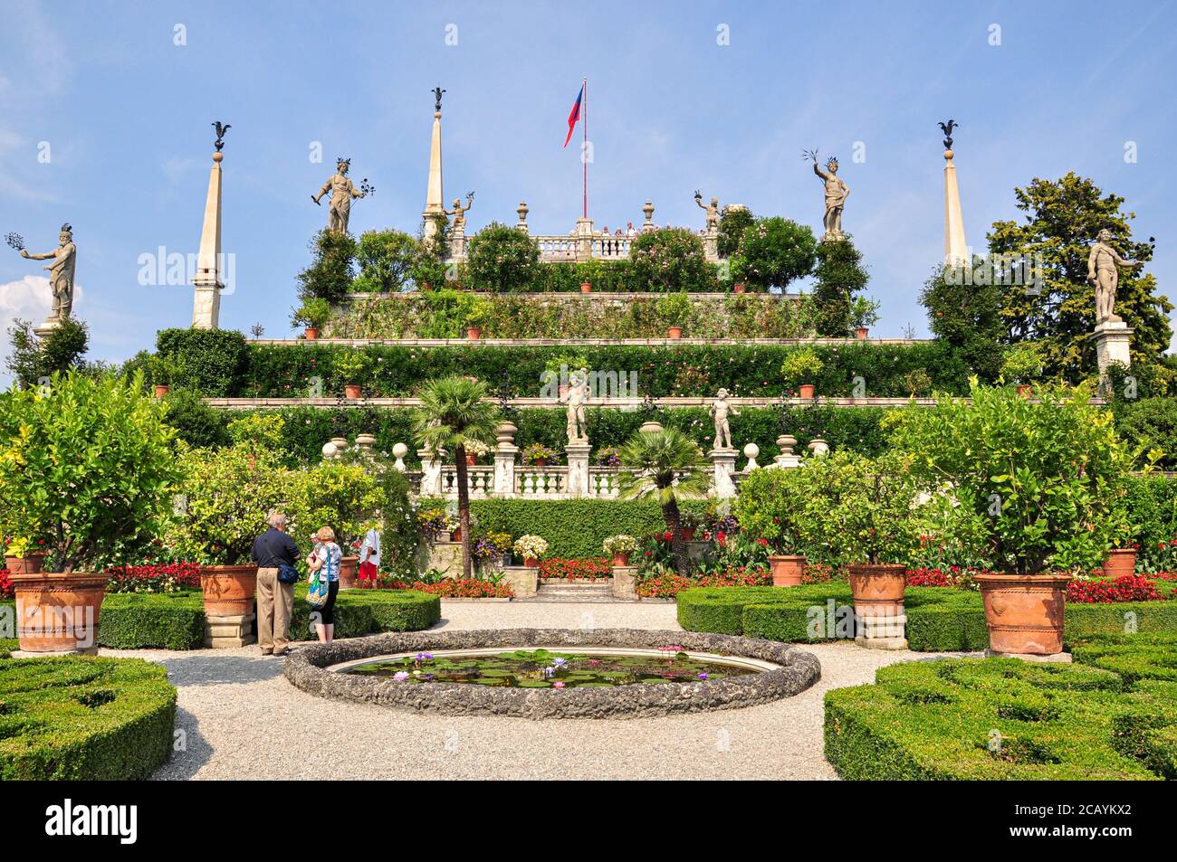 Italienischer Renaissance Wassergarten Stockfotos und bilder Kaufen