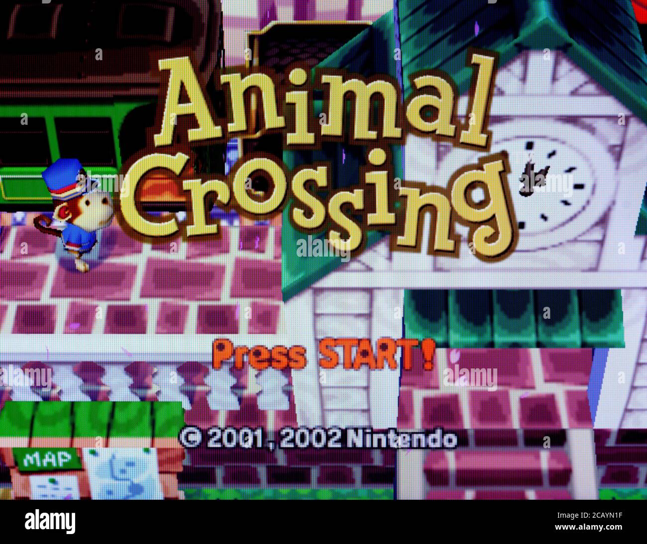 Animal Crossing - Nintendo Gamecube Videospiel - nur für redaktionelle Verwendung Stockfoto