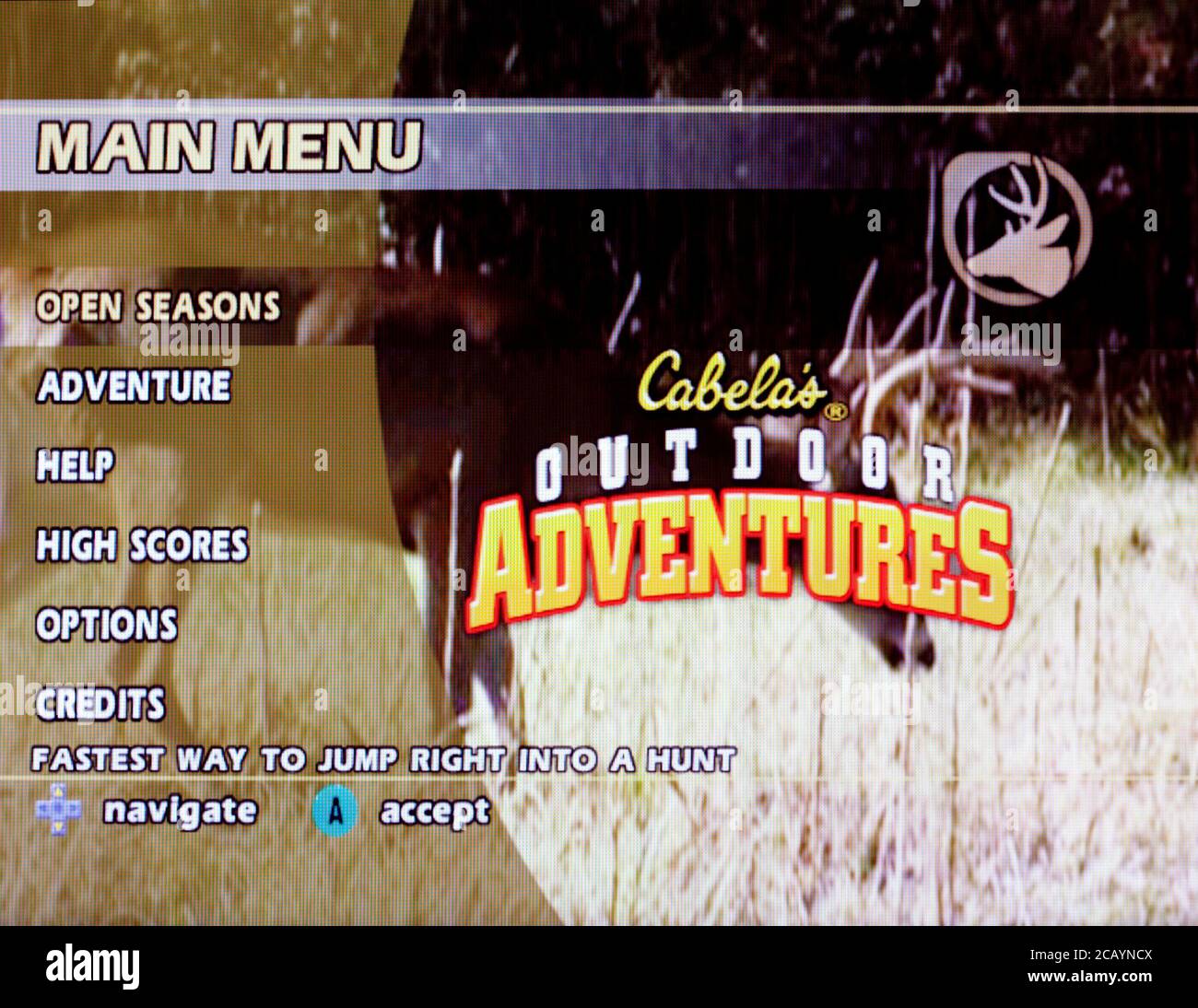 Cabela's Outdoor Adventures - Nintendo Gamecube Videospiel - nur für redaktionelle Verwendung Stockfoto
