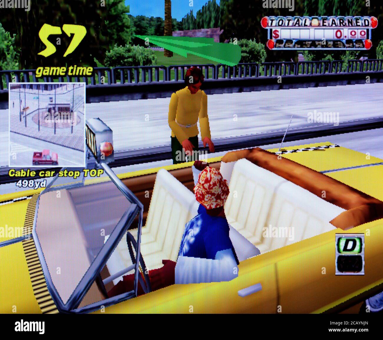 Crazy Taxi - Nintendo Gamecube Videospiel - nur für redaktionelle Verwendung Stockfoto