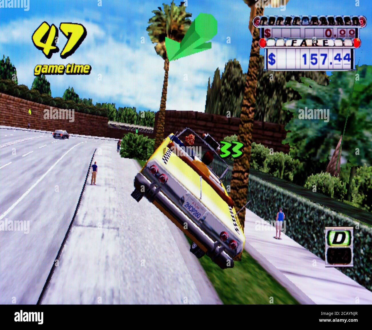 Crazy Taxi - Nintendo Gamecube Videospiel - nur für redaktionelle Verwendung Stockfoto