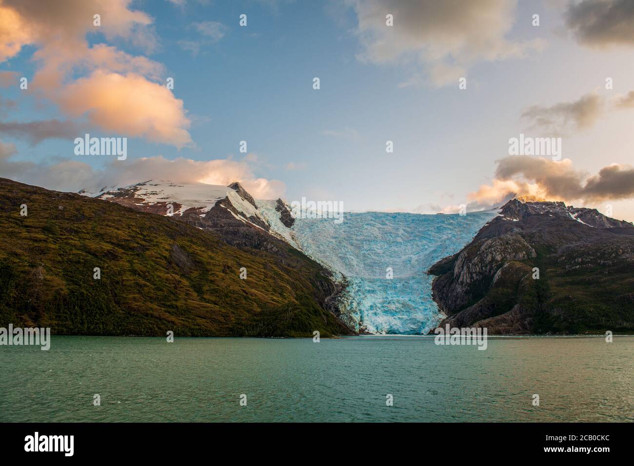 Glacier Alley, Beagle Channel, Tierra del Fuego Archipel, Südamerika Stockfoto