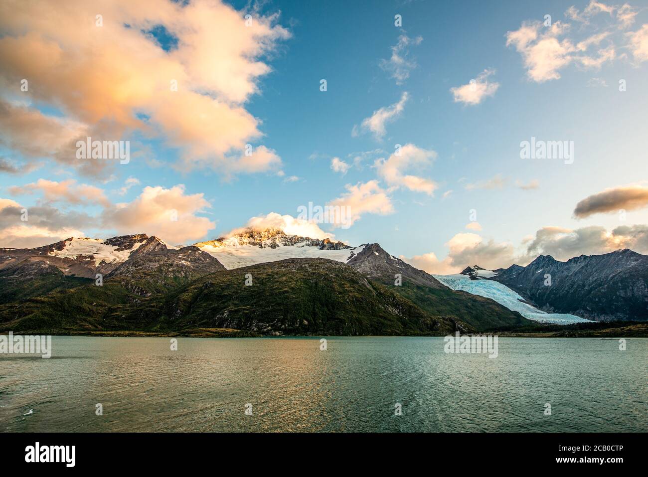 Glacier Alley, Beagle Channel, Tierra del Fuego Archipel, Südamerika Stockfoto