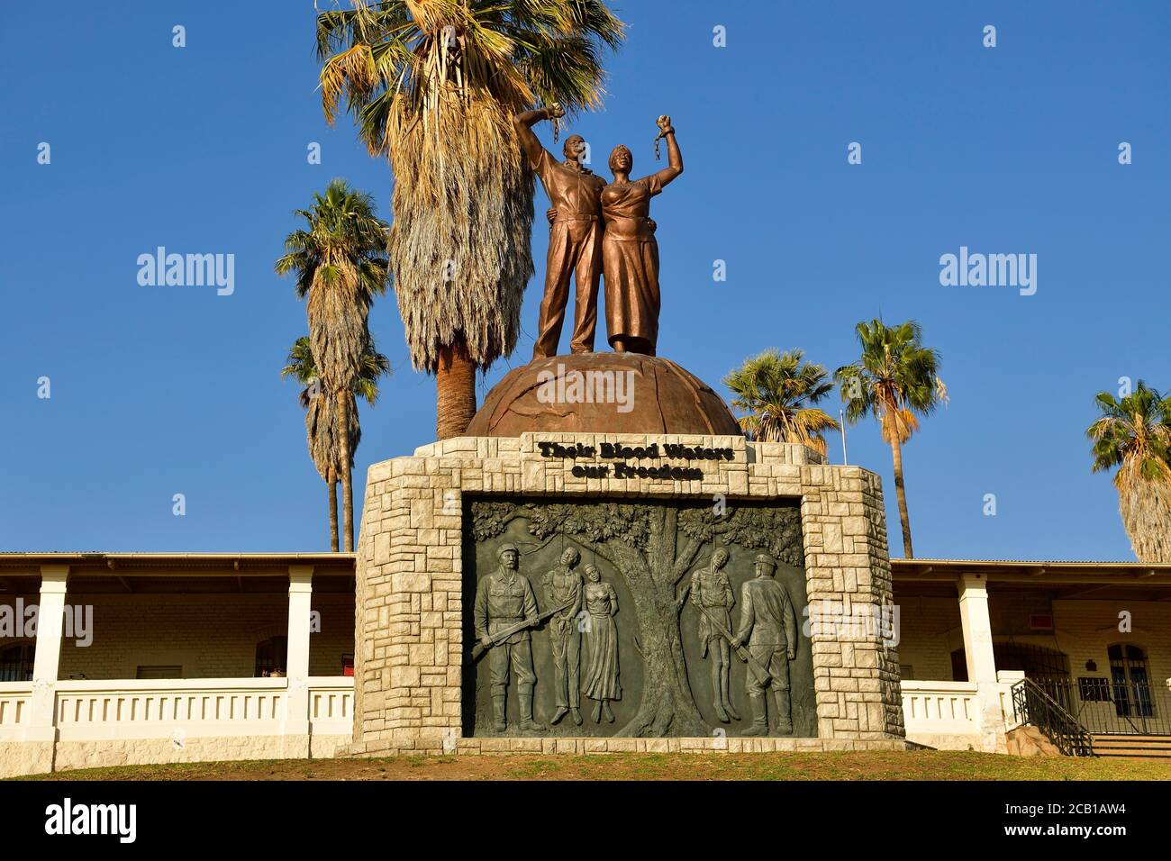 Völkermord Memorial, Windhoek, Namibia Stockfoto