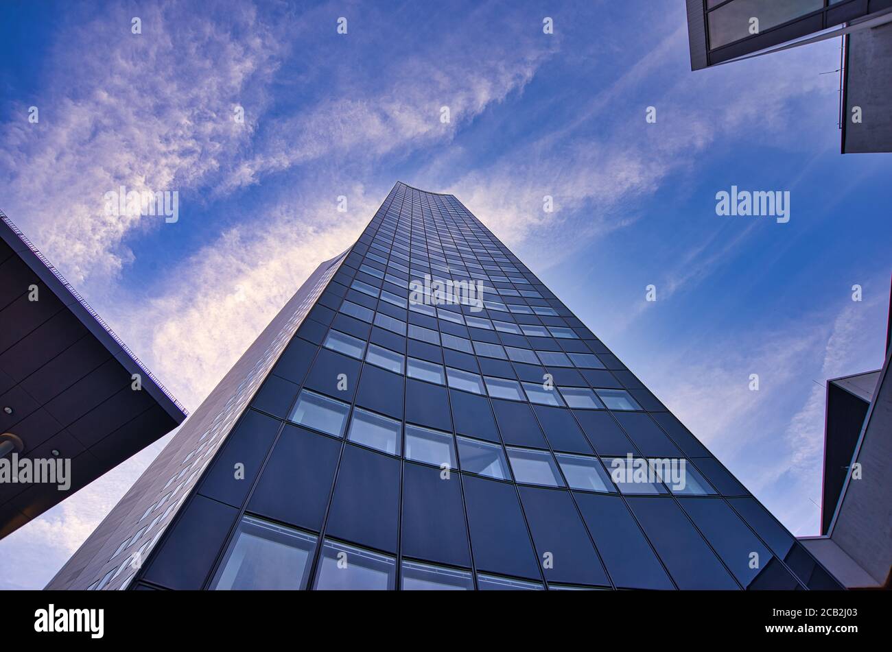 MDR-Turm im Stadtzentrum von Leipzig Stockfoto